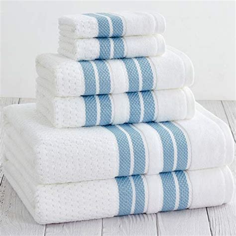 Blue and White Bath Towels: A Classic Choice for Every Home