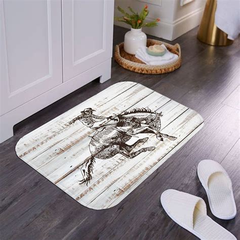 Cowboy Up Your Bathroom: 10 Must-Have Western Bathroom Rugs for a Chic Southwestern Look