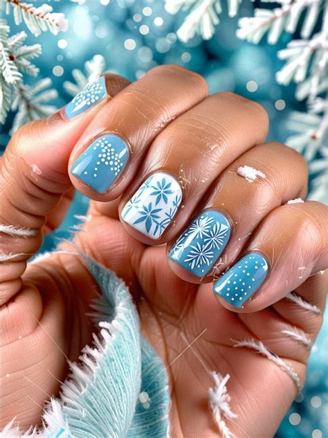 Frosty Nail Art