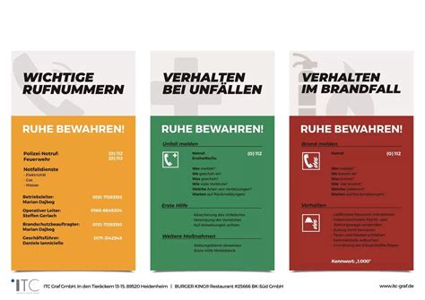 Notfallplan