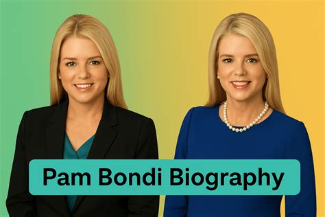 Pam Bondi Legacy