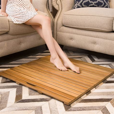 The Eco-Friendly Choice: Large Teak Shower Mats for Sustainable Living