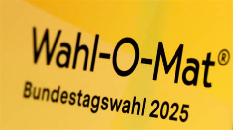 Wahlomat 2025 FAQ
