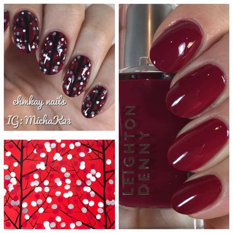 Winter Berries Nails