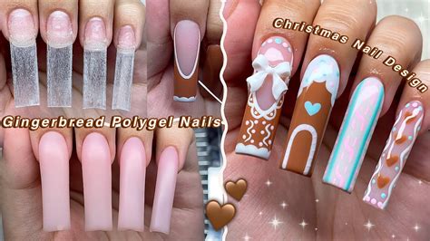 Basic **Gingerbread Nail Tutorial**