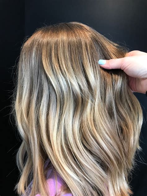 Blonde Hair with Subtle Balayage