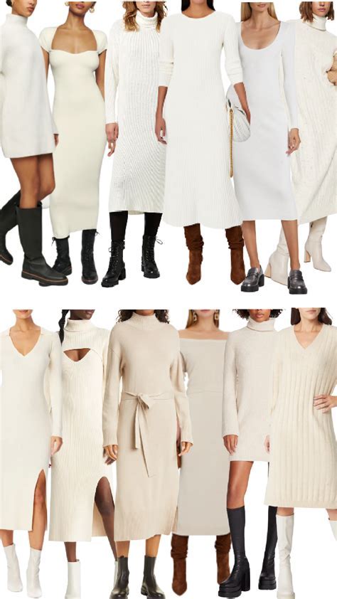 Final Tips for a Winter White Sweater Dress Outfit