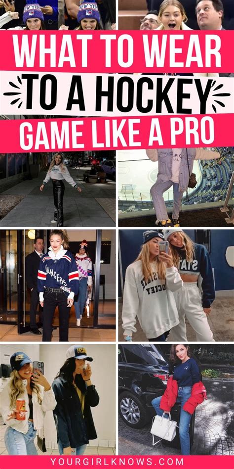 Hockey Chic Outfit Ideas for Women