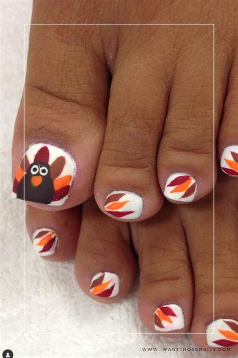 Turkey Foot Nail Art