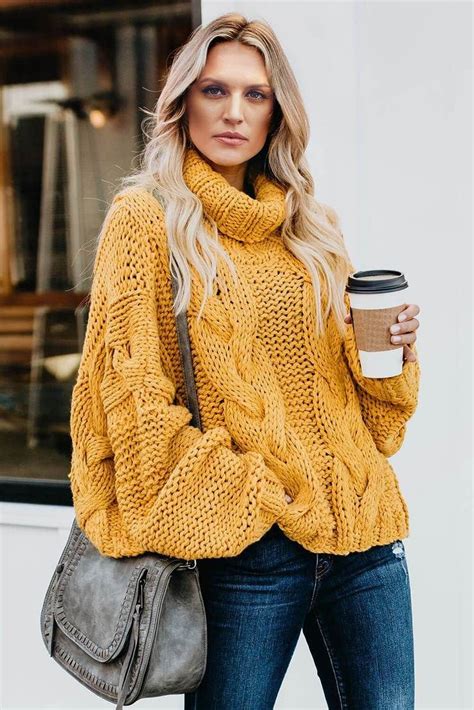 Chic Cable-Knit Sweater Outfit