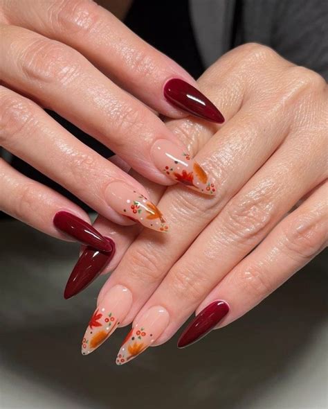 Fall Florals 2 Nails