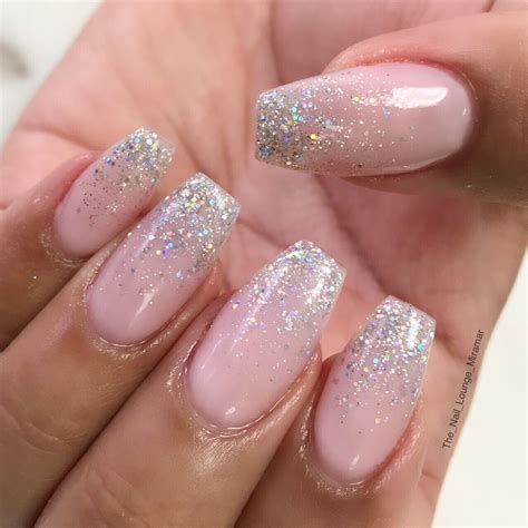 Glamorous Glitter Ombre Nail Art