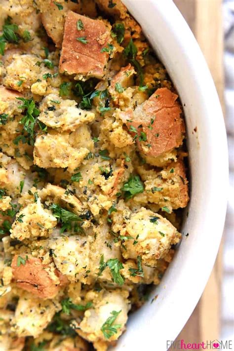 Herb and Garlic Cornbread Dressing