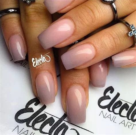 Neutral Ombre Nails