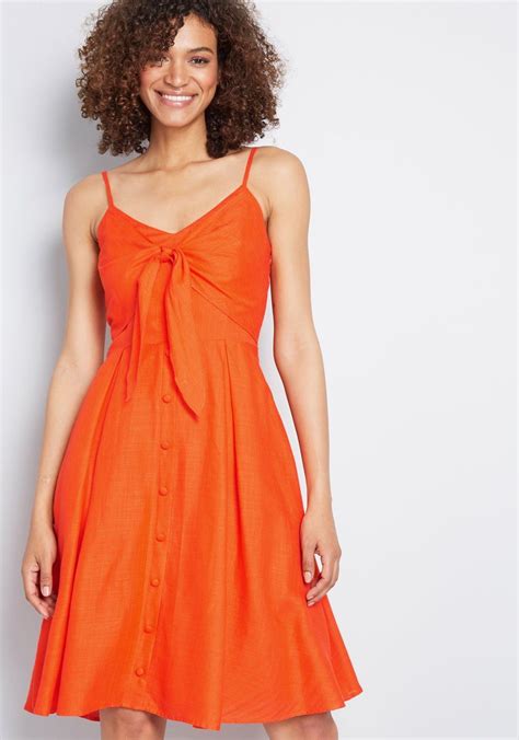 Orange Sundress