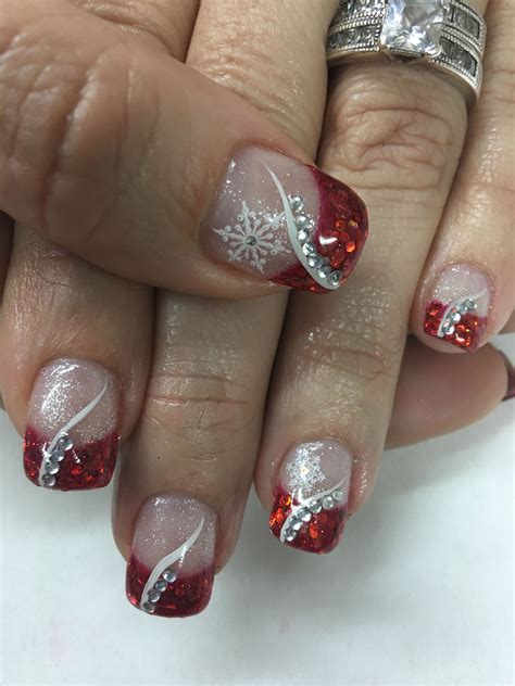 Ruby Red Kiss: Glamorous Winter Nails