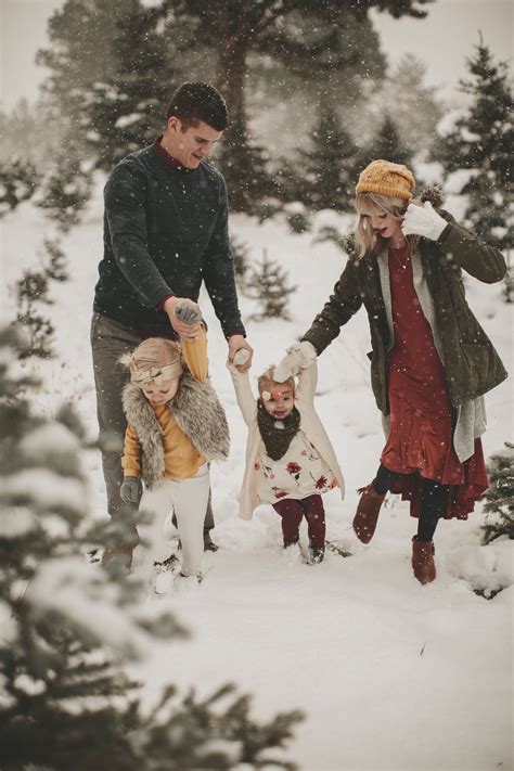 Rustic Winter Family Outfits