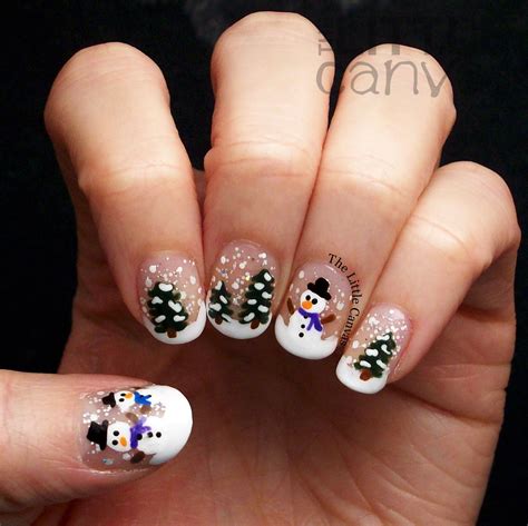 Snow Globe Nails Nail Art