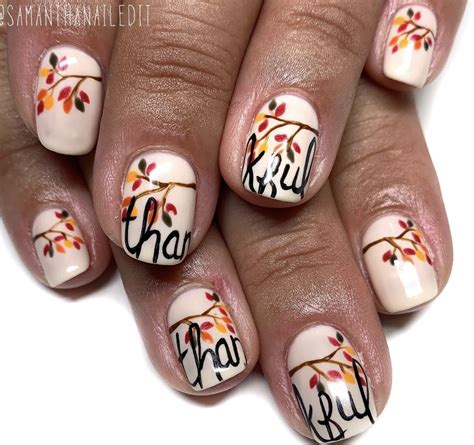 Thanksgiving Nails Easy Ideas