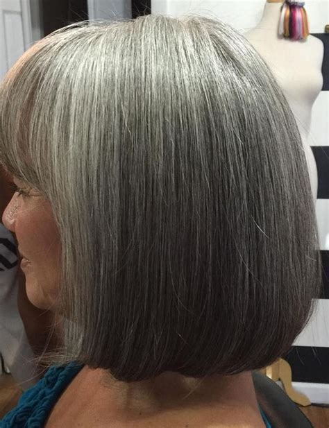 The Classic Grey Bob