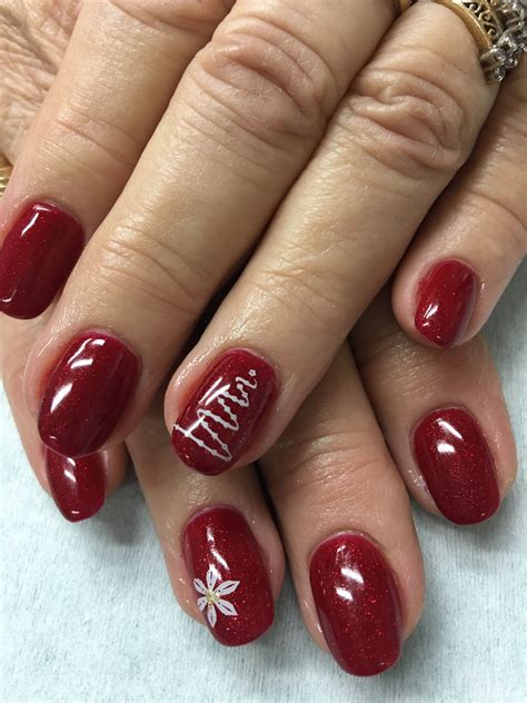 Red Holiday Nails