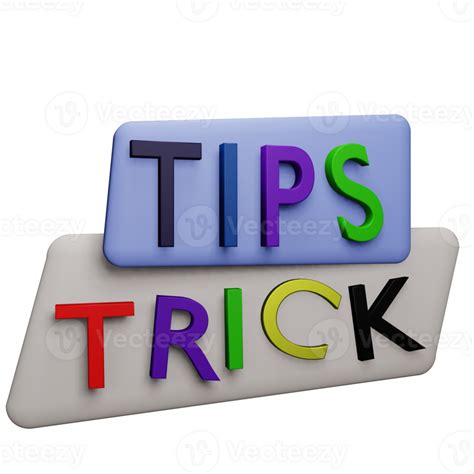 Tips and Tricks