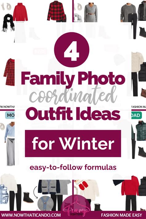 Winter Family Photoshoot Outfit Ideas for a More Minimalist Look