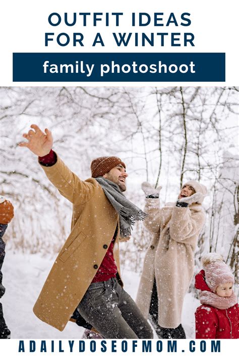 Winter Family Photoshoot Outfit Ideas for a More Sporty Look