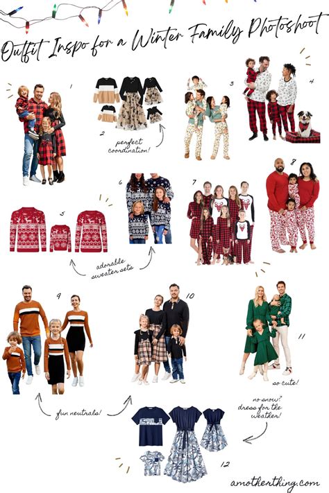 Winter Family Photoshoot Outfit Ideas for a More Vintage-Inspired Look